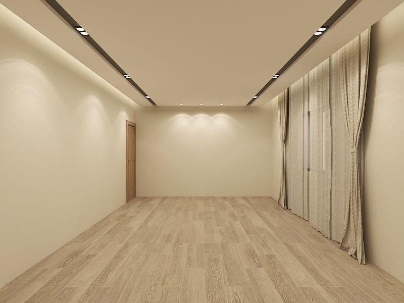 Finished Gypsum Board Room